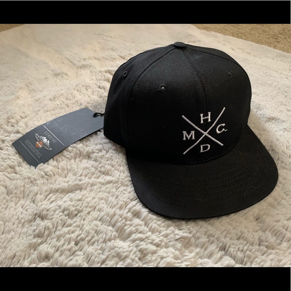 Harley Davidson SnapBack Hat (flat brim)